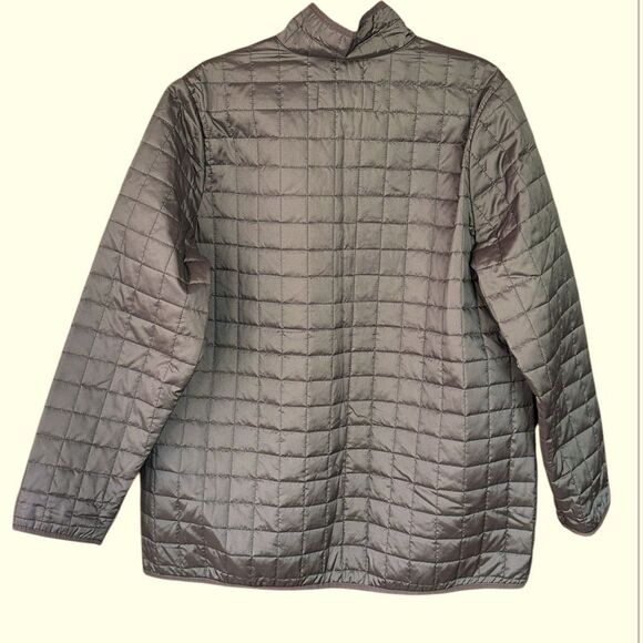 Lands' End Womens Quilted Insulated Lightweight Barn Chore Jacket, Brown Size XL - Picture 2 of 10